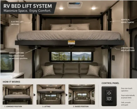 RV Bed Lift system