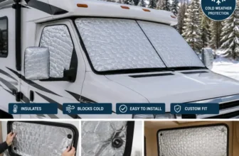 RV window insulation covers