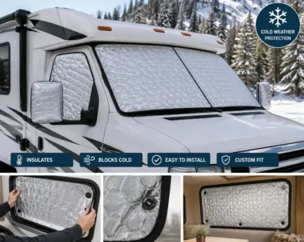 RV window insulation covers