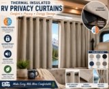 Thermal Insulated RV Privacy Curtains: Do They Really Keep You Warmer (and Hidden)